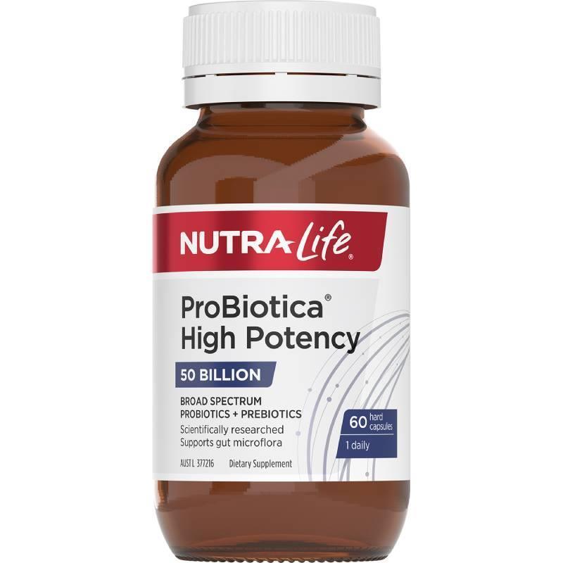 Nutra-Life ProBiotica High Potency 50 Billion 60 Capsules, Probiotics