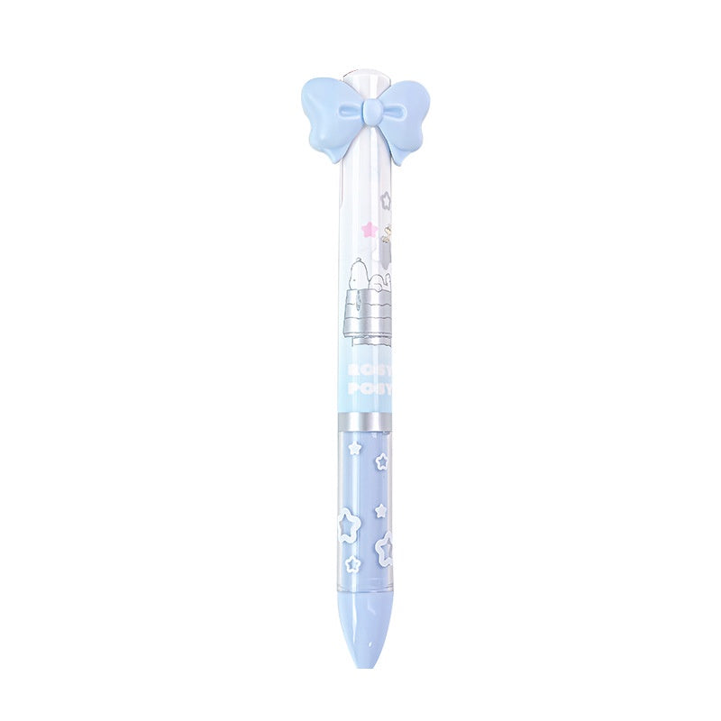 RosyPosy Snoopy Bowknot Gel Pen (Black/Red)
