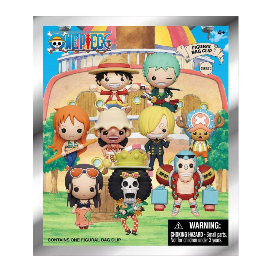 One Piece - 3D PVC Bag Clips S3 Blind Bag