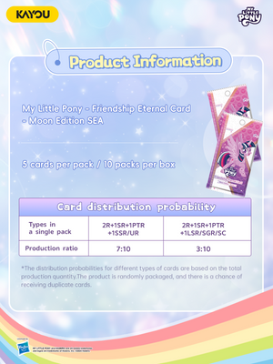 My Little Pony-Friendship Eternal Card-Moon Edition SEA, OCARE NZ