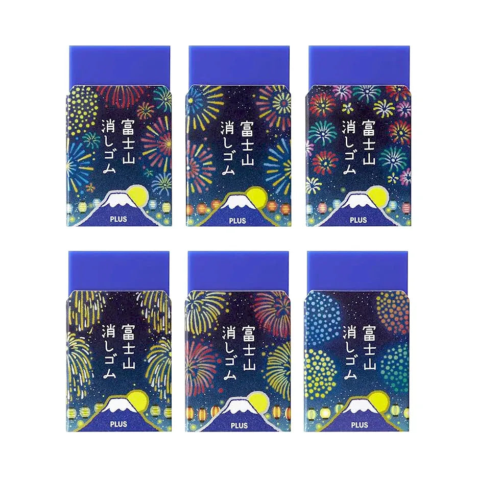 Plus Mt. Fuji Fireworks Series Hanabi Indigo Eraser