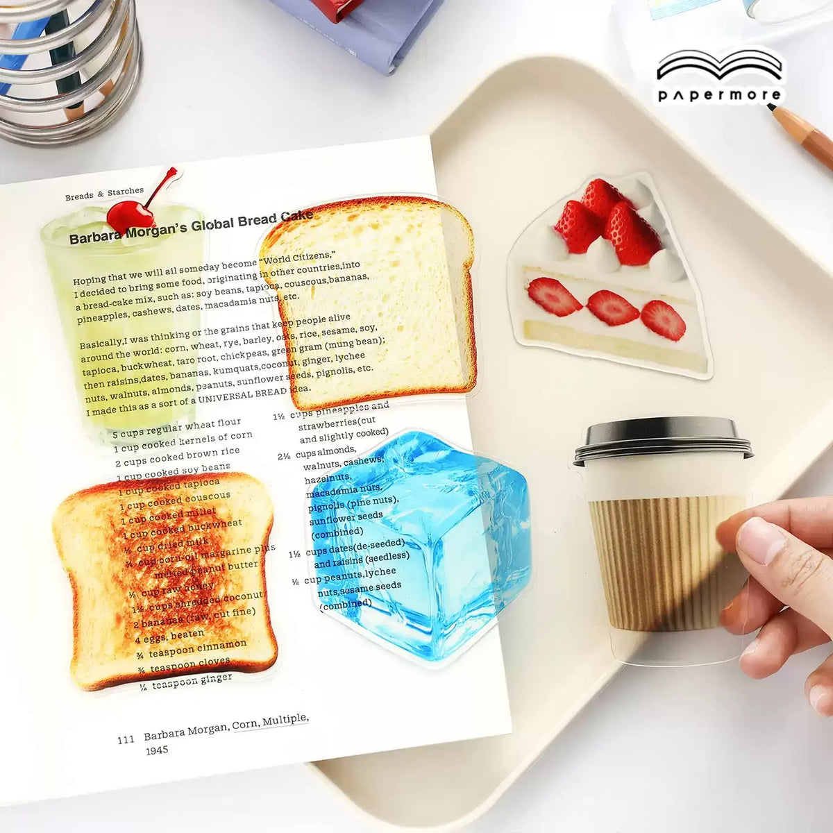 Papermore Book Lover Series Shaped Clear Acrylic Bookmark