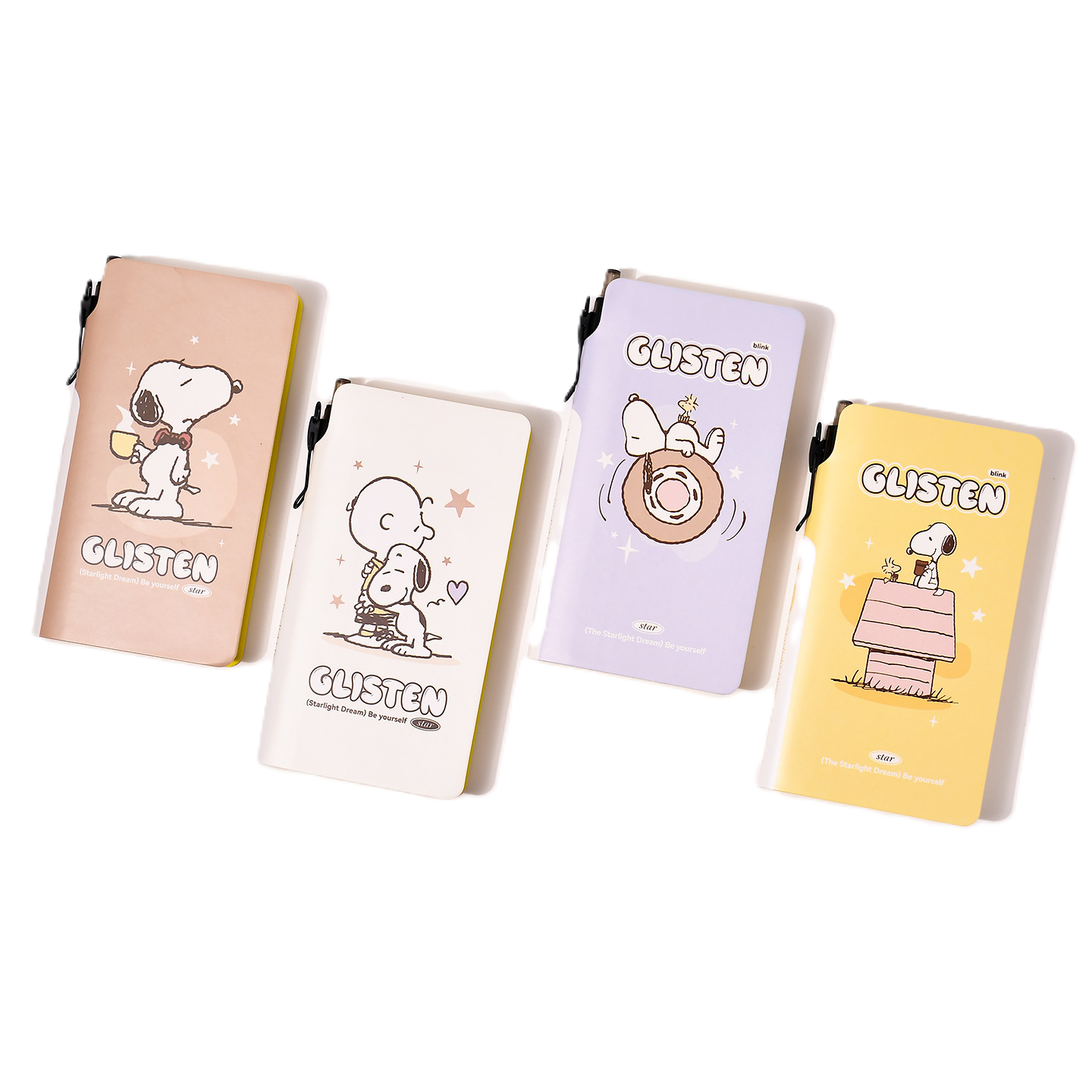 Peanuts Snoopy Notebook & Gel Pen Set – 4 Designs Assorted