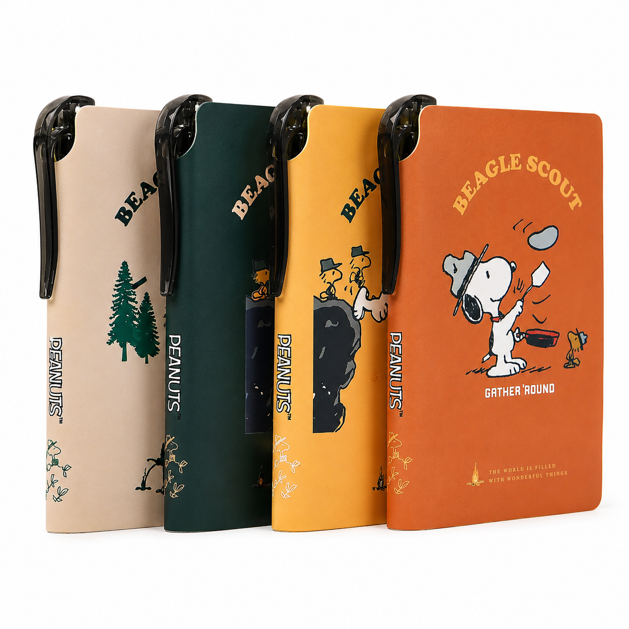 Peanuts Snoopy Pocket Notebook & Gel Pen Set – 4 Designs Assorted