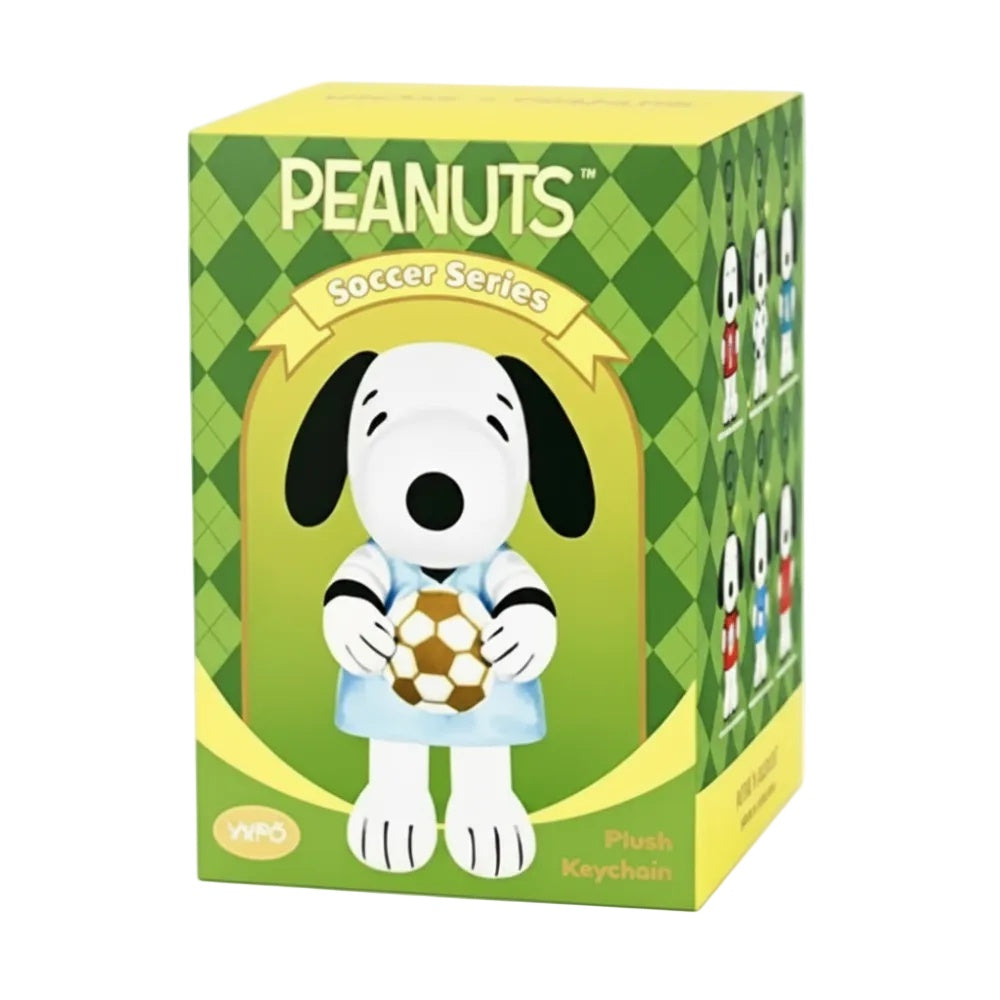 Peanuts Snoopy Soccer Series Plush Keychain Blind Box