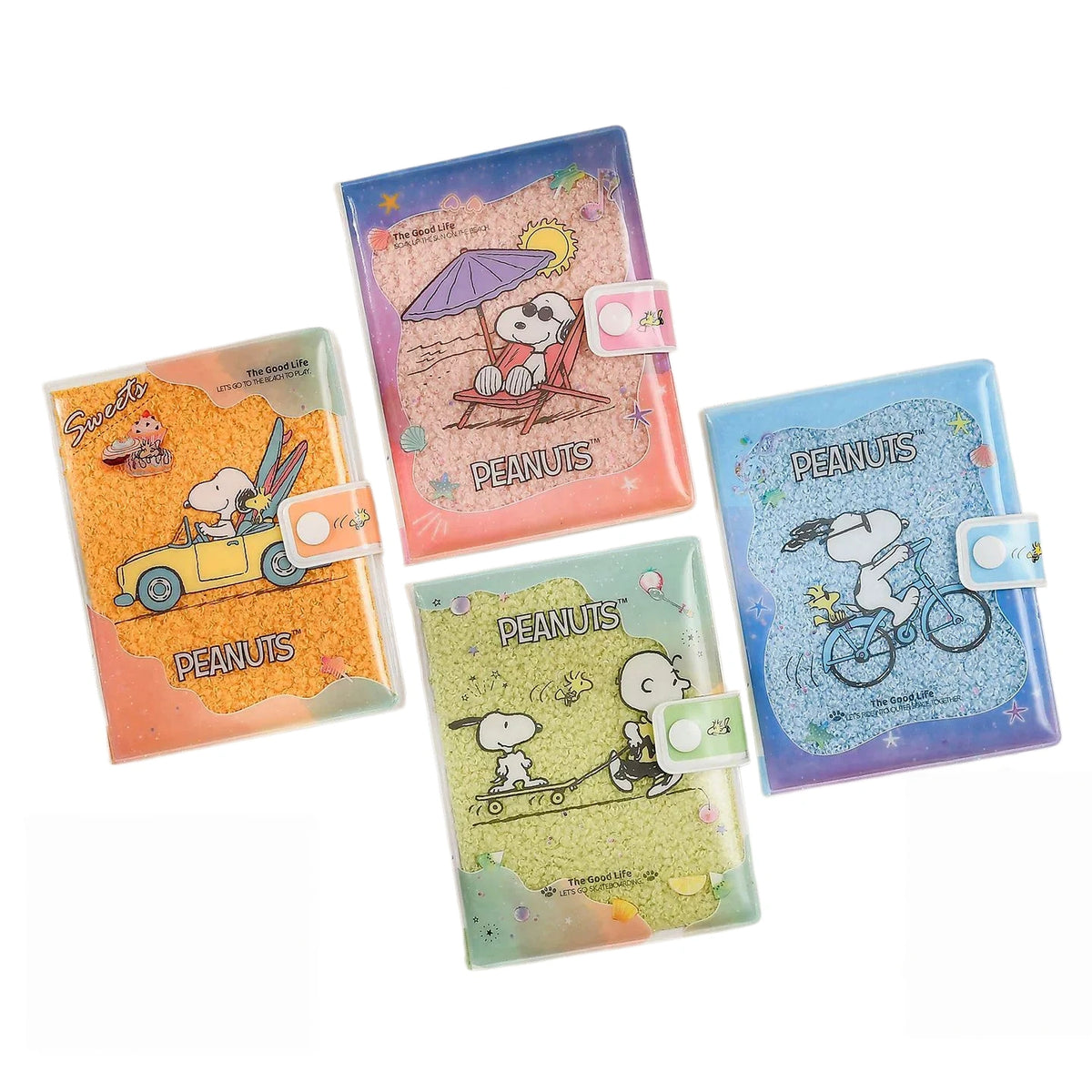 Peanuts Snoopy Puffy Cover Pocket Notebook – 4 Assorted Designs