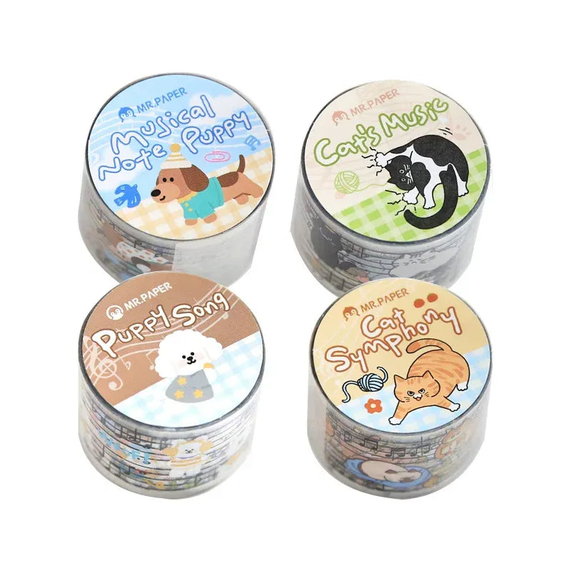 Mr.Paper Pet Melody Series PET Decorative Tape