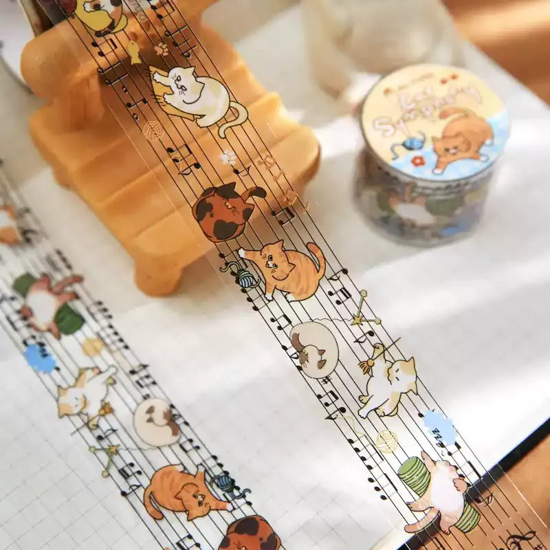 Mr.Paper Pet Melody Series PET Decorative Tape