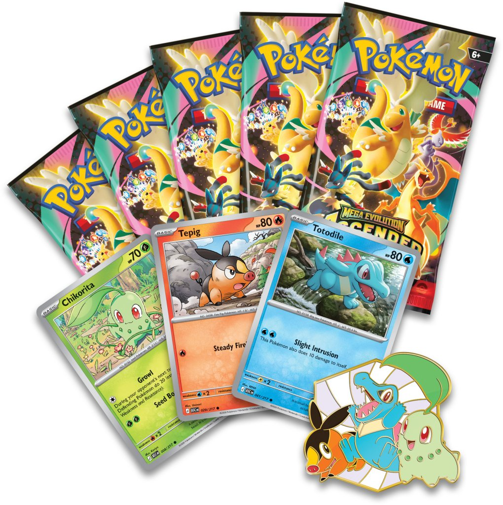 Pokémon TCG Mega Evolution Ascended Heroes Deluxe Pin Collection