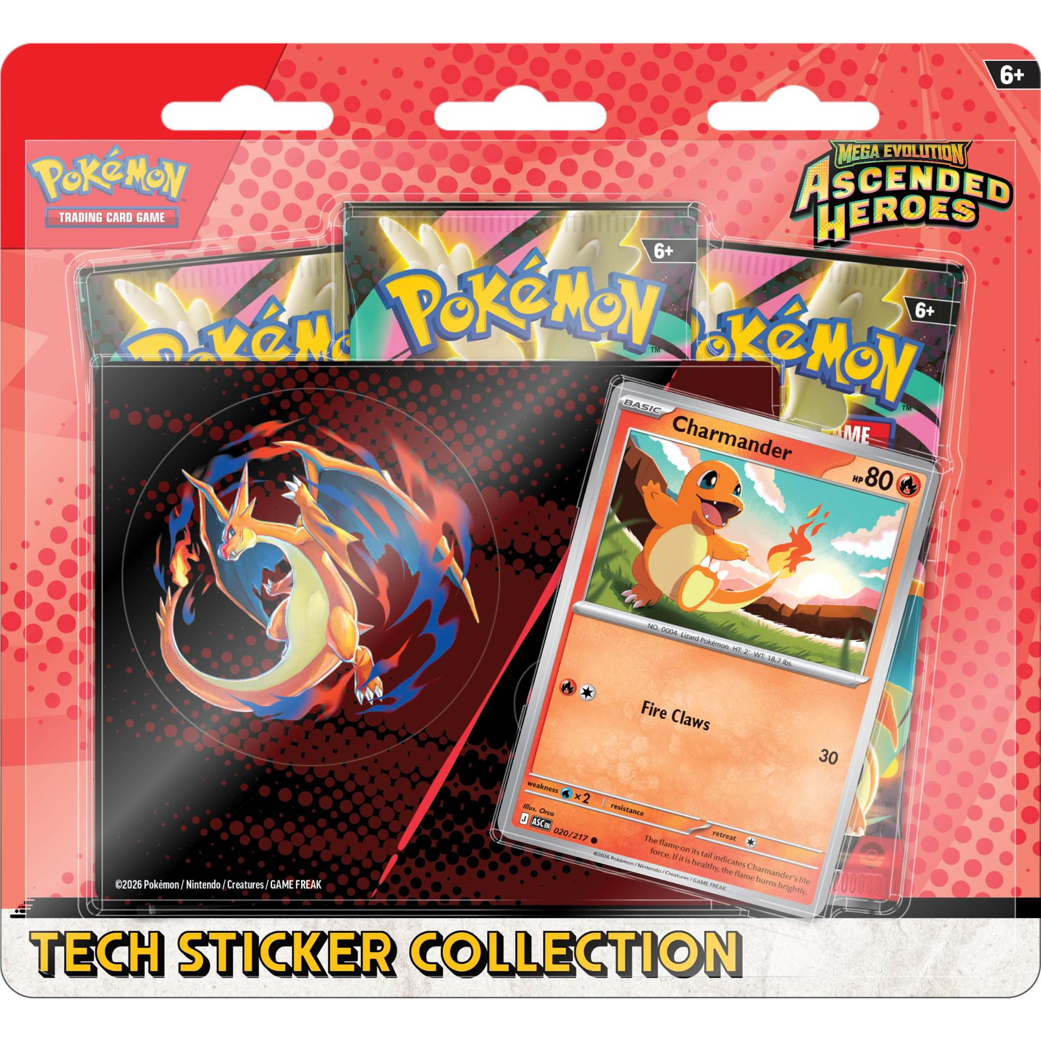 Pokemon TCG Mega Evolution - Ascended Heroes Tech Sticker Blister