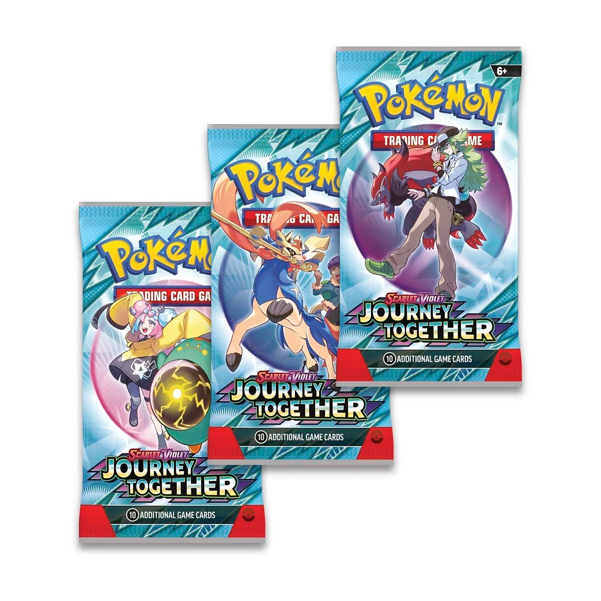 Pokemon TCG Scarlet & Violet Journey Together Three Booster Blister