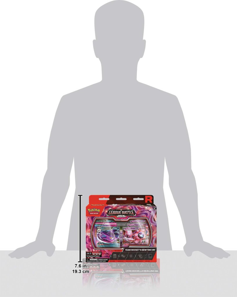 Pokemon TCG Team Rocket’s Mewtwo ex League Battle Deck