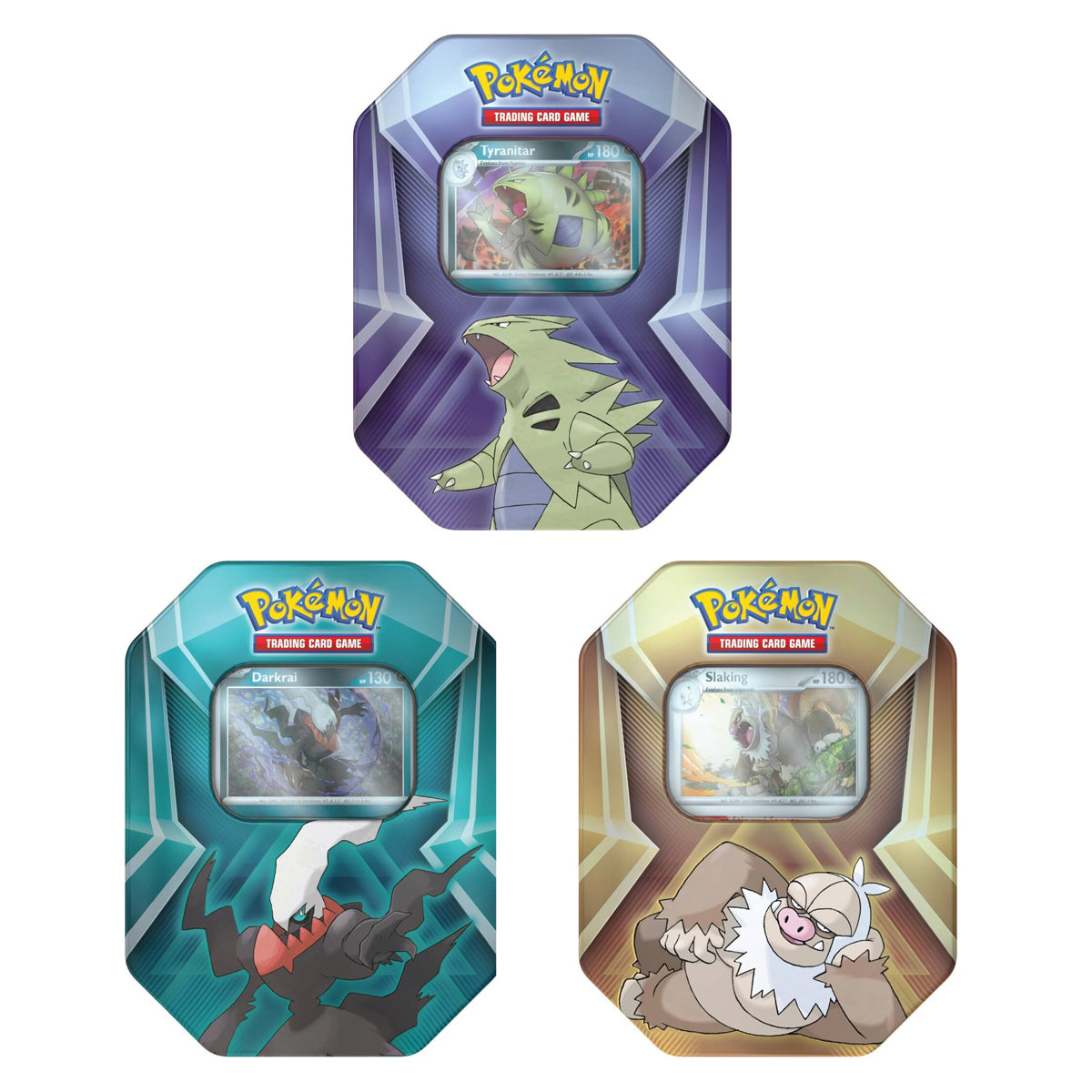 Pokemon TCG Triple Whammy Back Issue Collector Tin - Assorted with iconic Pokémon and stunning foil cards.