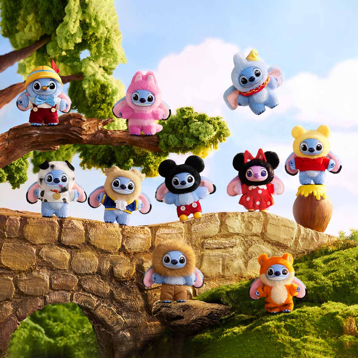 Pop Mart Stitch Adventure Series Vinyl Plush Pendant Blind Box