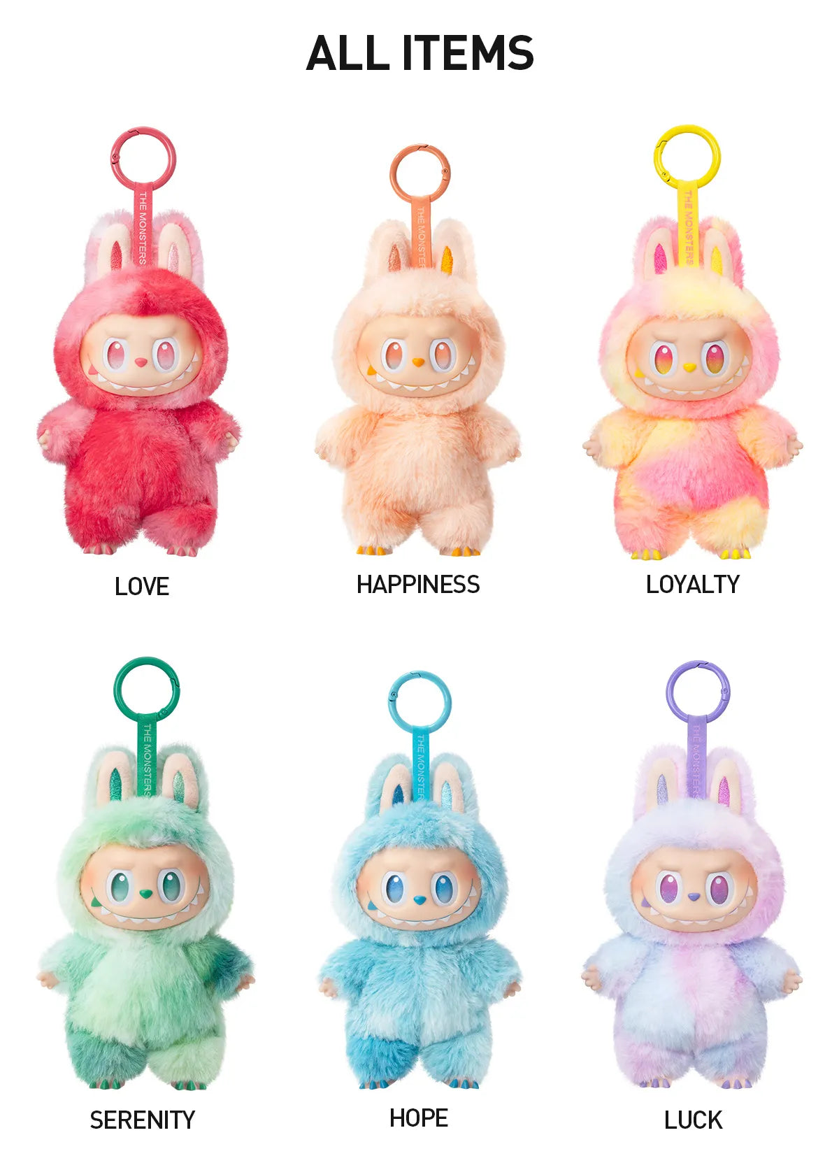 Pop Mart The Monsters Big into Energy Vinyl Plush Pendant Blind Box