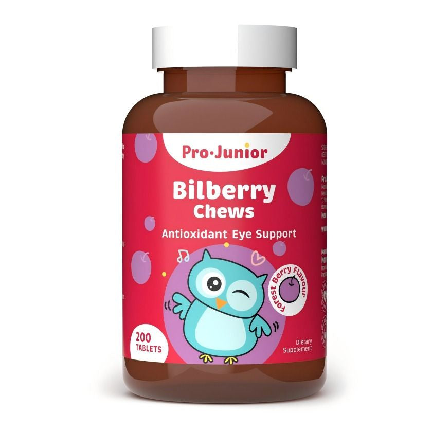 Prolife Pro-Junior Bilberry Chews 200 Tablets, OCARE NZ