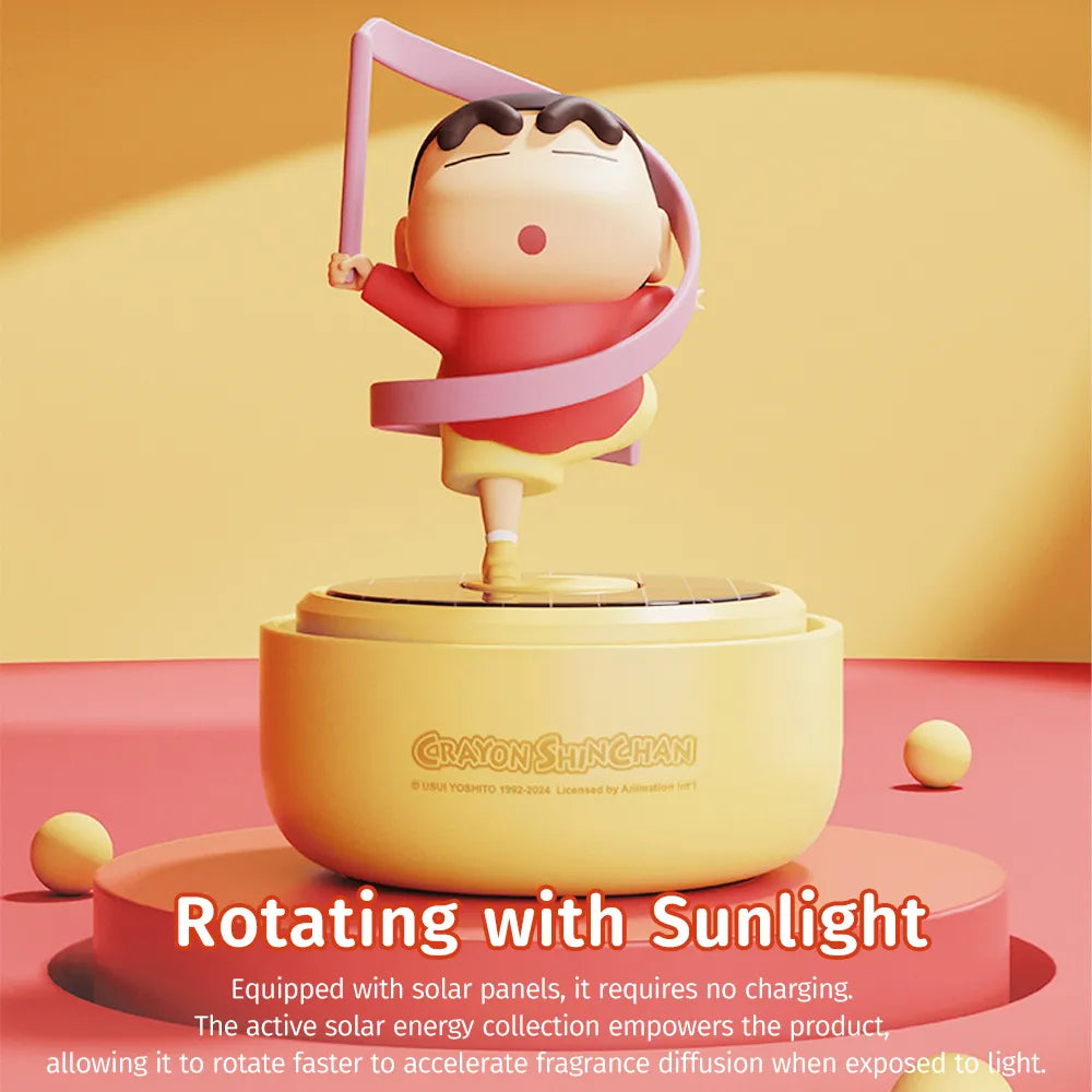 ROCK Crayon Shin-chan Solar-Powered Rotating Car Aroma Diffuser