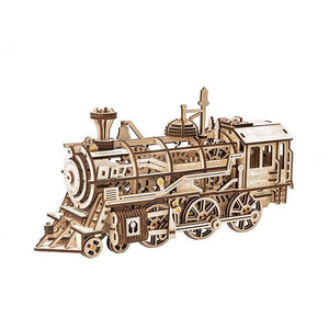 ROKR Locomotive 3D Wooden Puzzle, Scale Model Kits