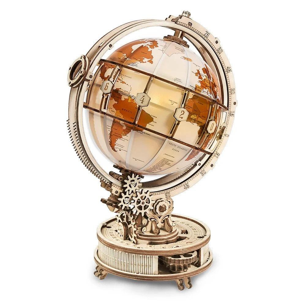 ROKR Luminous Globe 3D Wooden Puzzle - ST003, Scale Model Kits