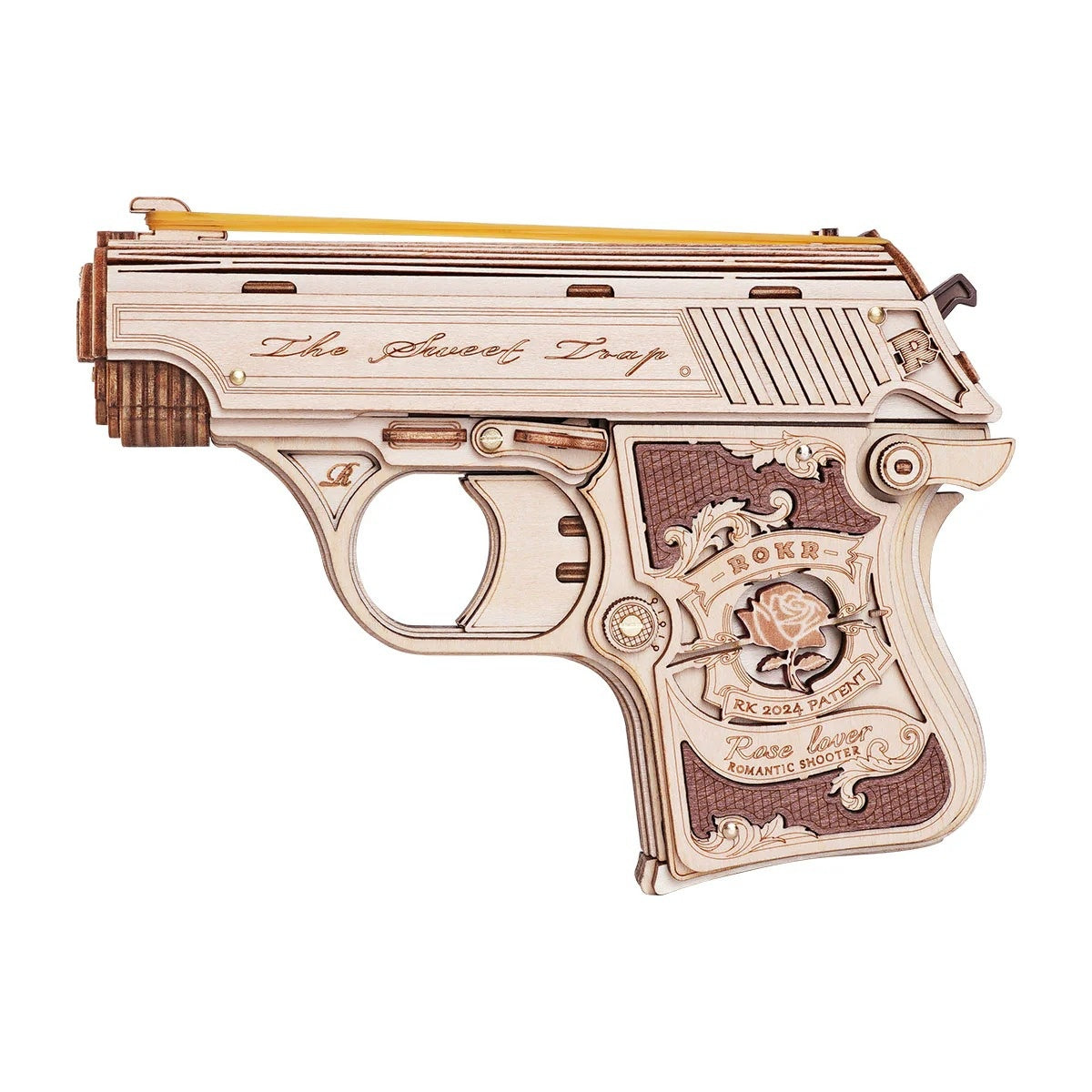 ROKR Mini Gun Mechanical 3D Puzzle DIY Kit