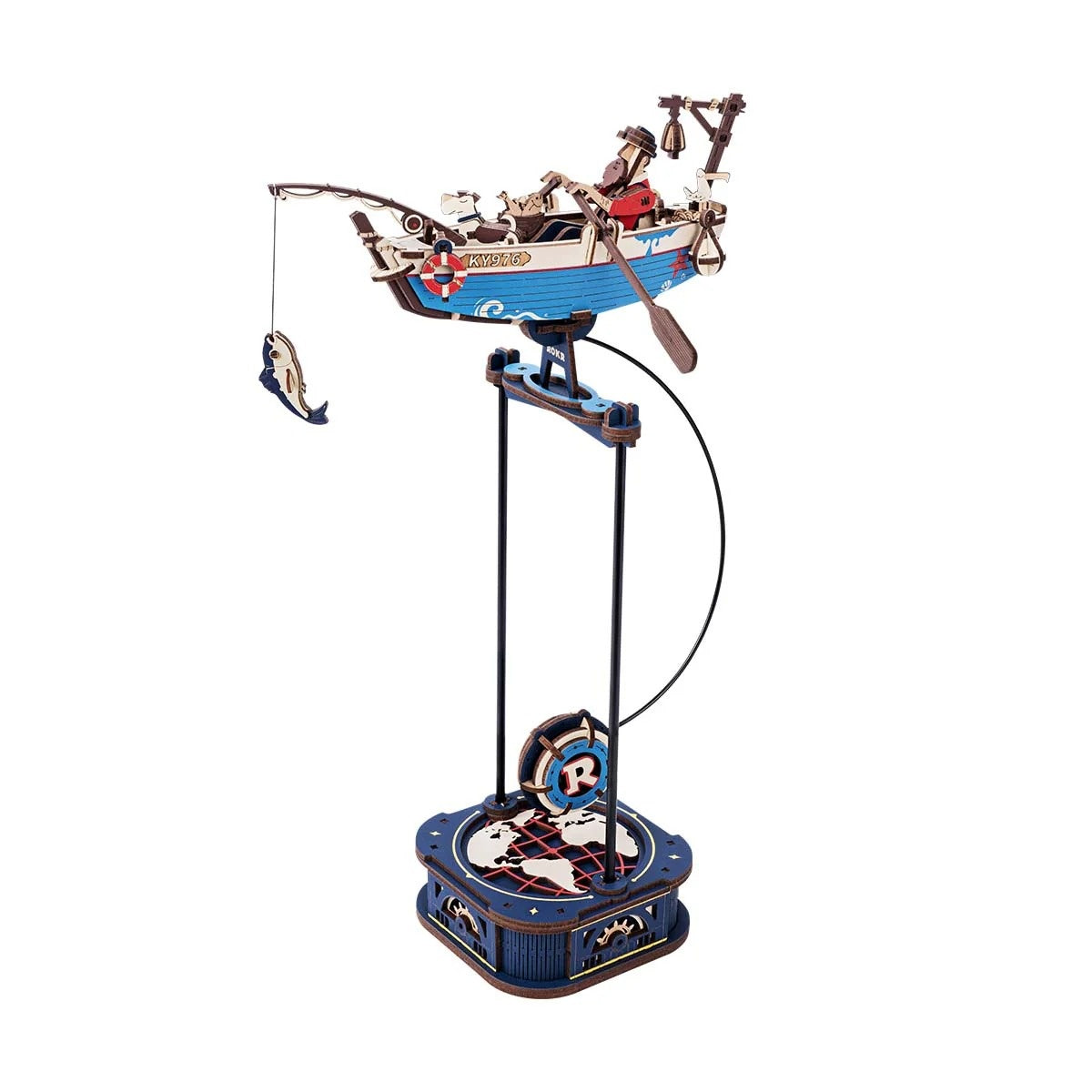 ROKR Ocean Fisher Scale Model 3D Puzzle DIY Kit