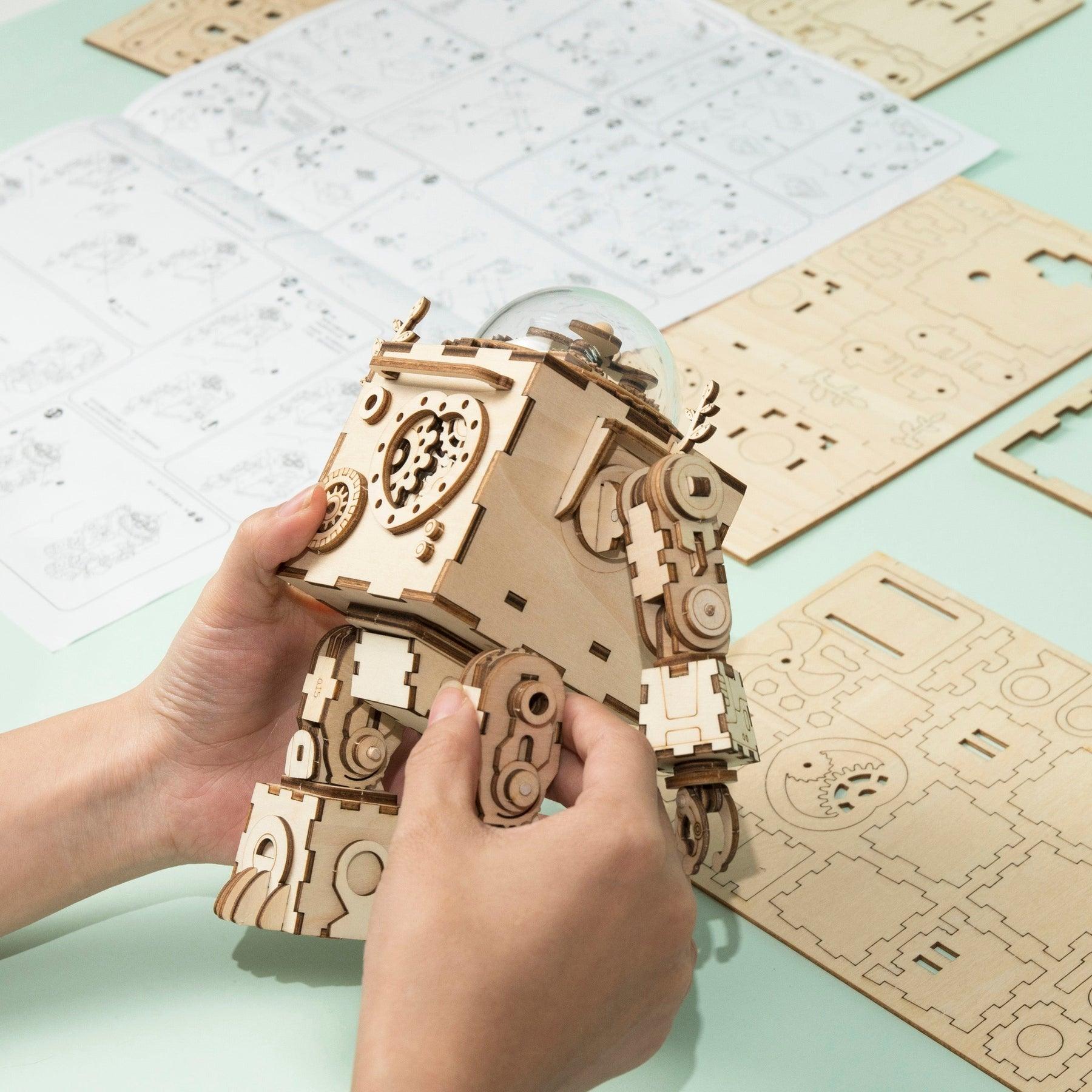 ROKR Orpheus Music Box 3D Wooden Puzzle - AM601D, Scale Model Kits