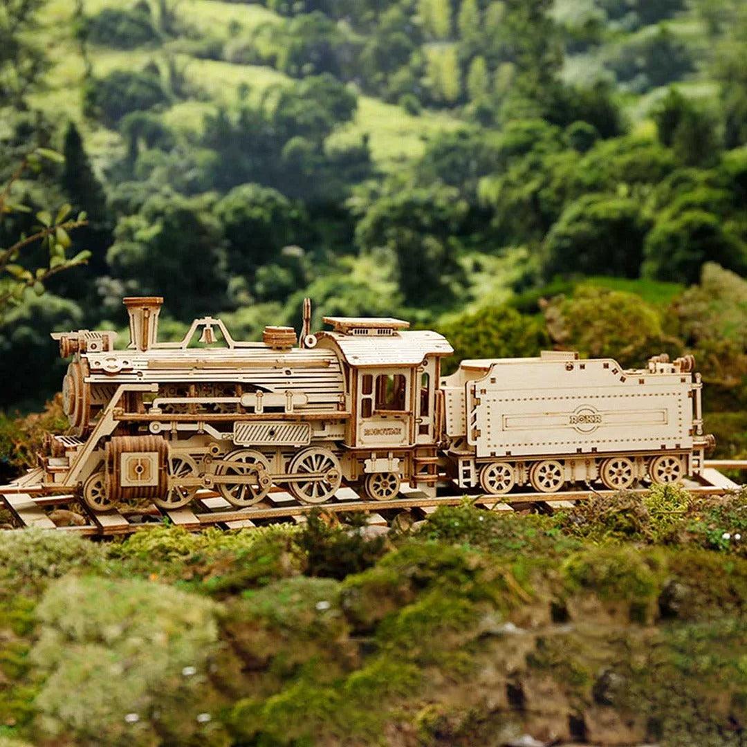 ROKR Prime Steam Express 3D Wooden Puzzle, Scale Model Kits
