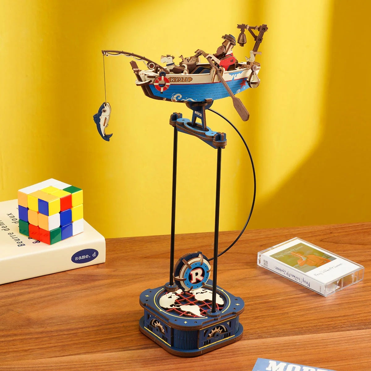 ROKR Ocean Fisher Scale Model 3D Puzzle DIY Kit