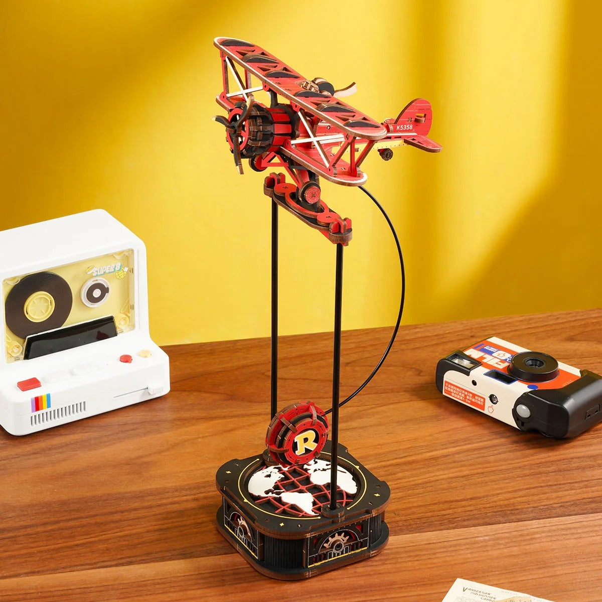 ROKR Sky Captain Scale Model 3D Puzzle DIY Kit