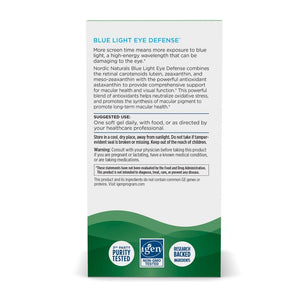 Nordic Naturals Blue Light Eye Defense 60 Softgels Uncategorized OCARE NZ
