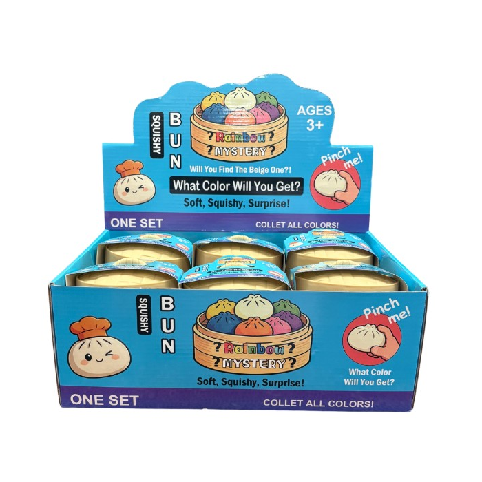 Rainbow Colour Dumpling Squishy Toy