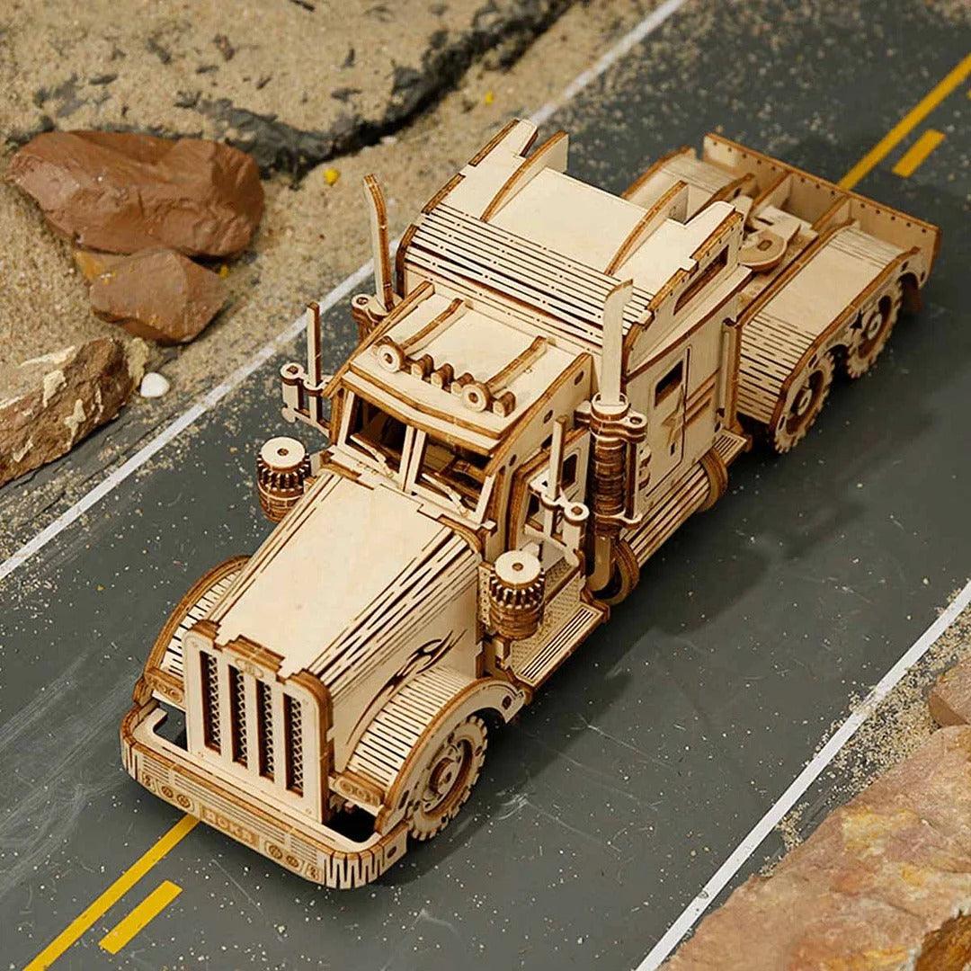 ROKR Heavy Truck 3D Wooden Puzzle, Scale Model Kits