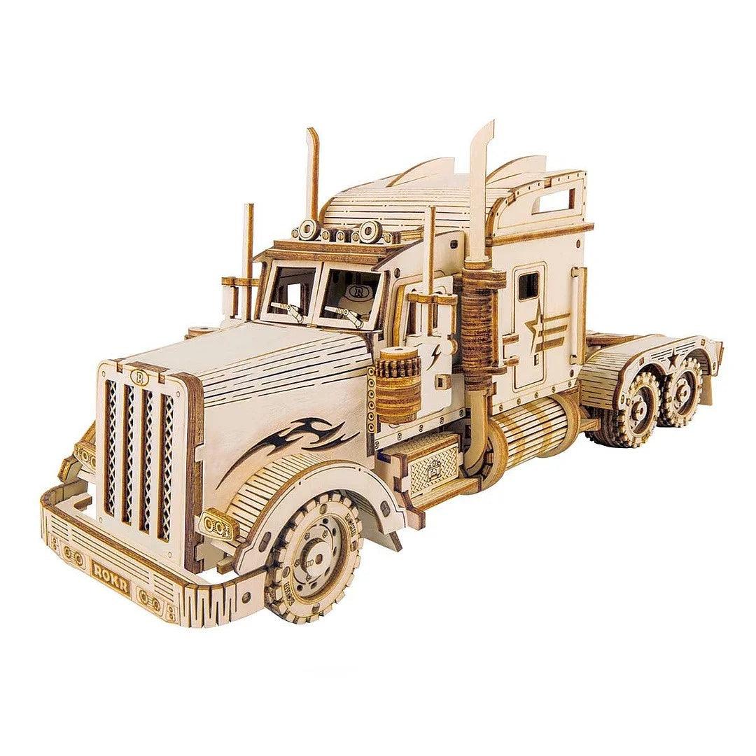 ROKR Heavy Truck 3D Wooden Puzzle, Scale Model Kits