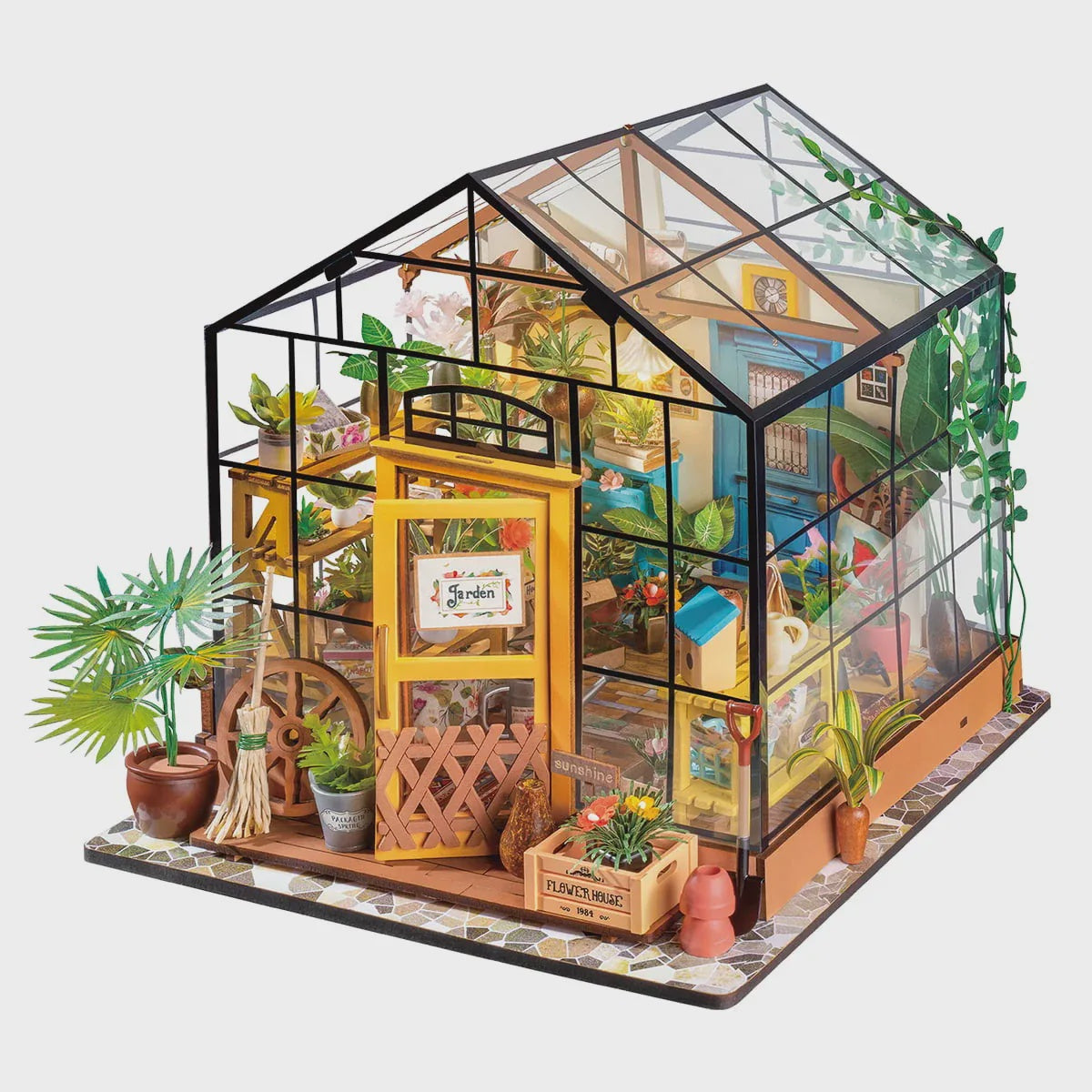 Rolife Cathy's Flower House DIY Miniature House Kit - DG104