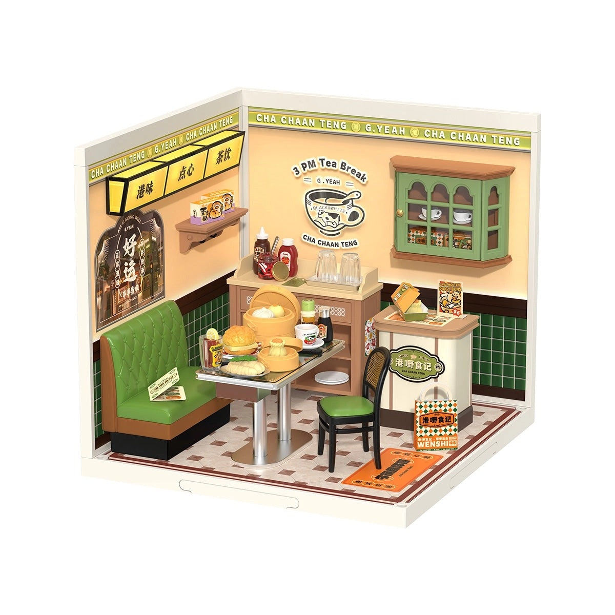 Rolife Hong Kong Bites Cafe DIY Miniature House Kit