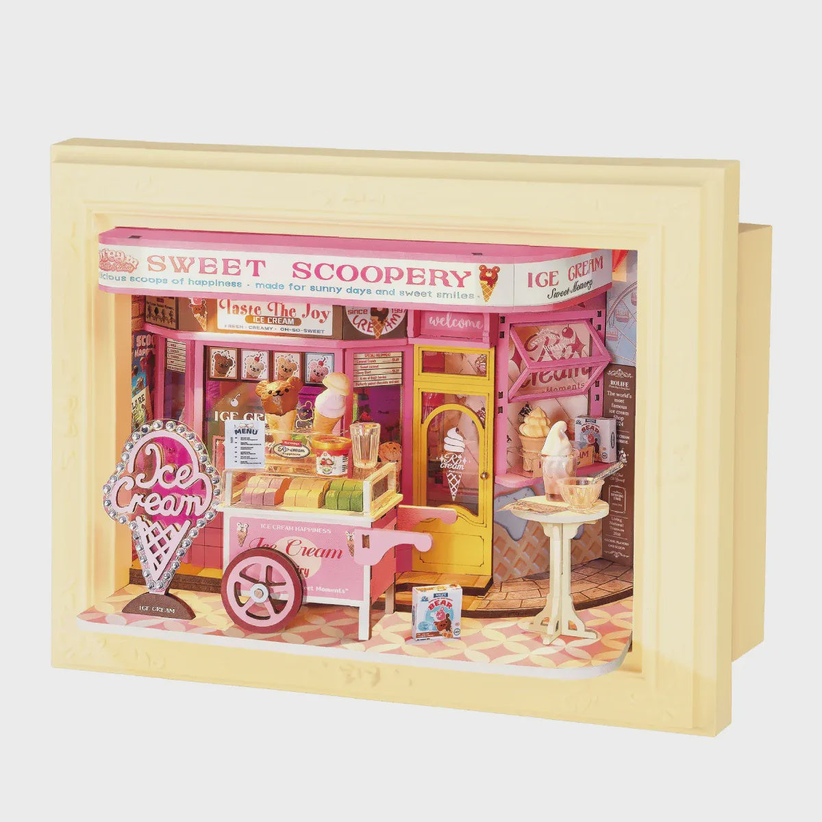 Rolife Sweet Scoopery Ice Cream DIY Story Frame Kit - DP002