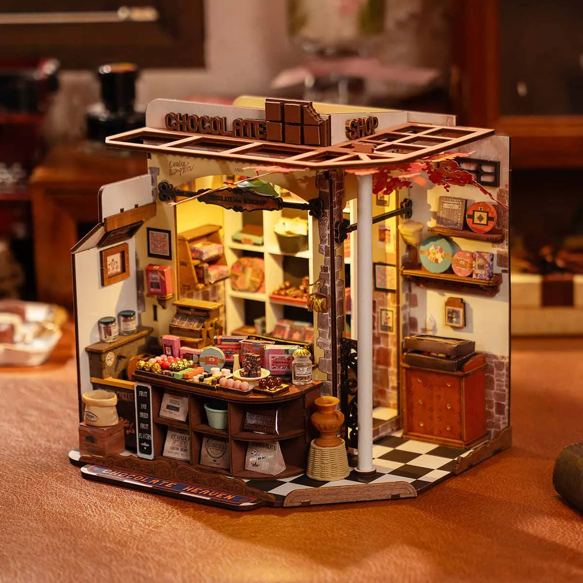 Rolife Henry's Chocolate DIY Miniature House Kit - DG174