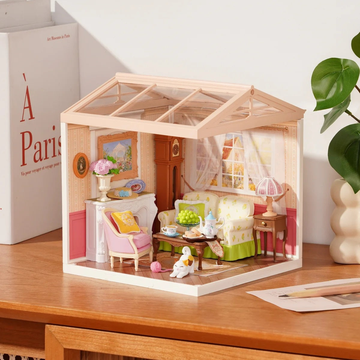 Rolife Holiday Tea Time DIY Miniature House Kit