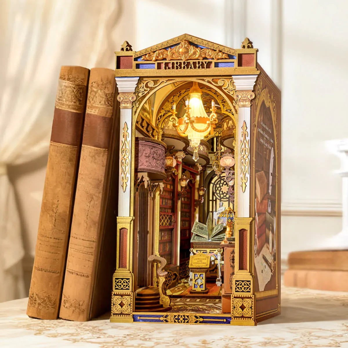 Rolife Library of Wonders DIY Book Nook Kit - TGB16
