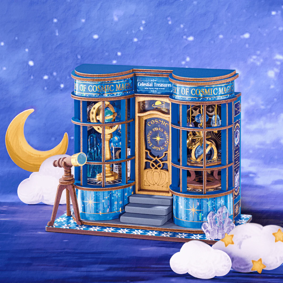 Rolife Magic Astronomy Shop DIY Miniature House Kit