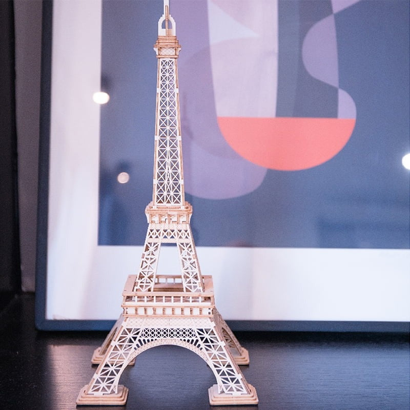 Rolife Modern Eiffel Tower 3D Wooden Puzzle