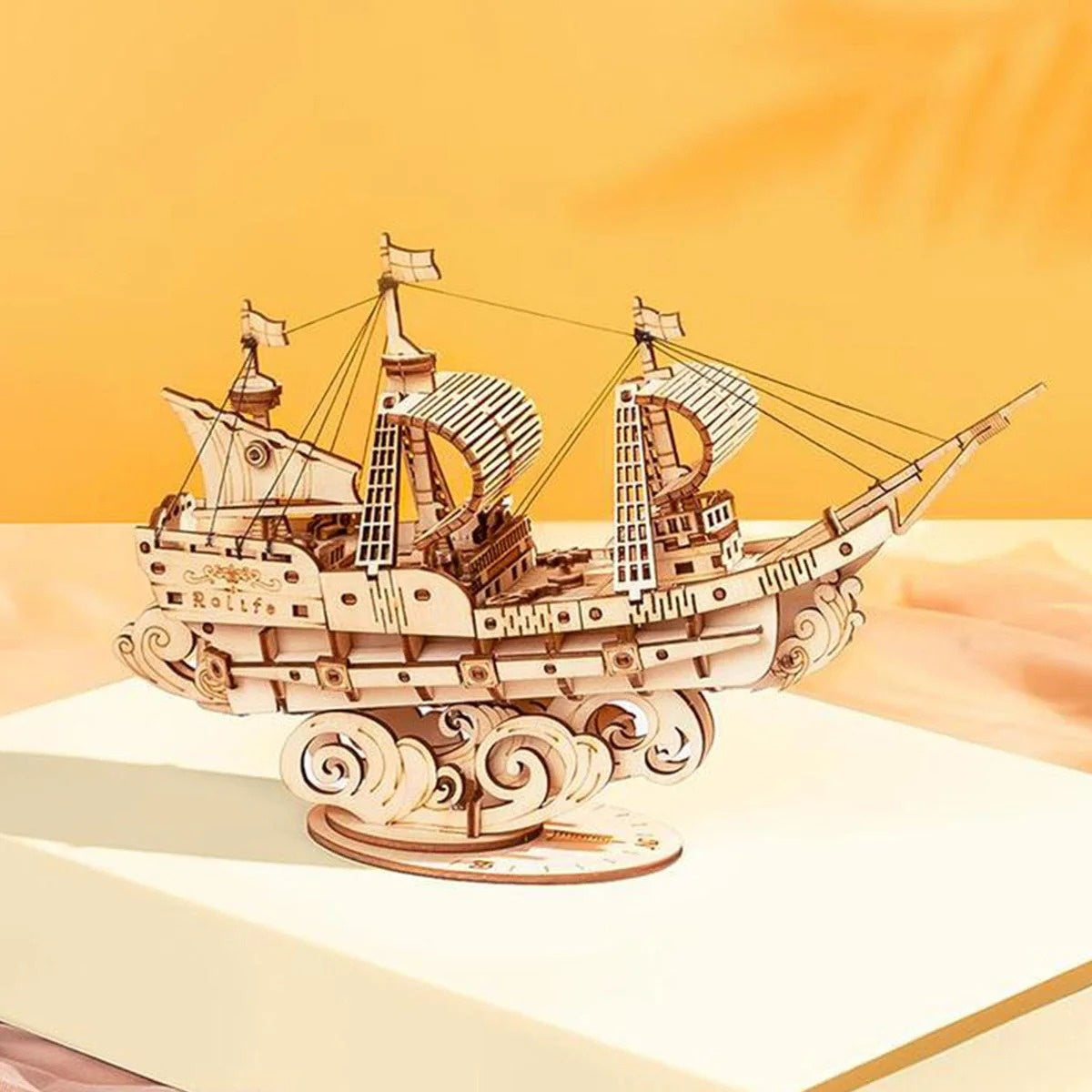 Rolife Sailing Ship 3D Wooden Puzzle