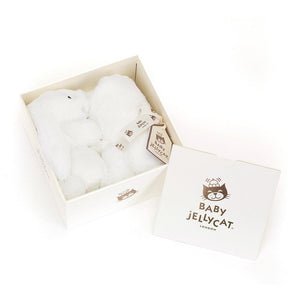 Jellycat Bashful Luxe Bunny Soother in Gift Box Baby Soothers OCARE NZ