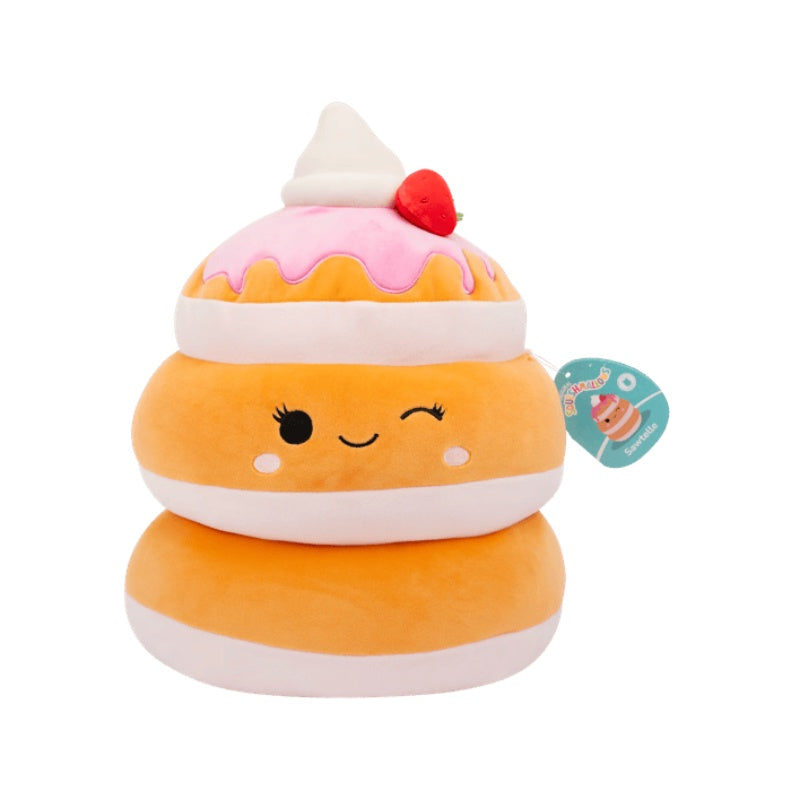 Squishmallows 7.5" S28 Sawtelle - Strawberry Pancakes Plush