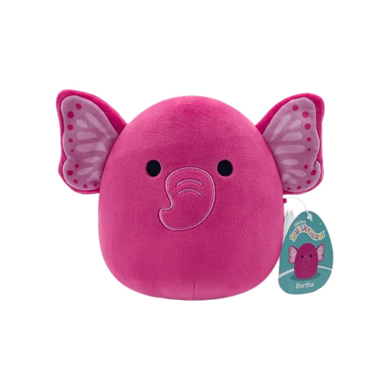 Squishmallows 7.5" S28 Evelyn - Hot Pink Butterfly Elephant Plush