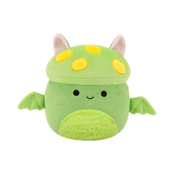 Squishmallows 5" S28 Earling - Neon Green Mushroom Bat with Fuzzy Belly Plush
