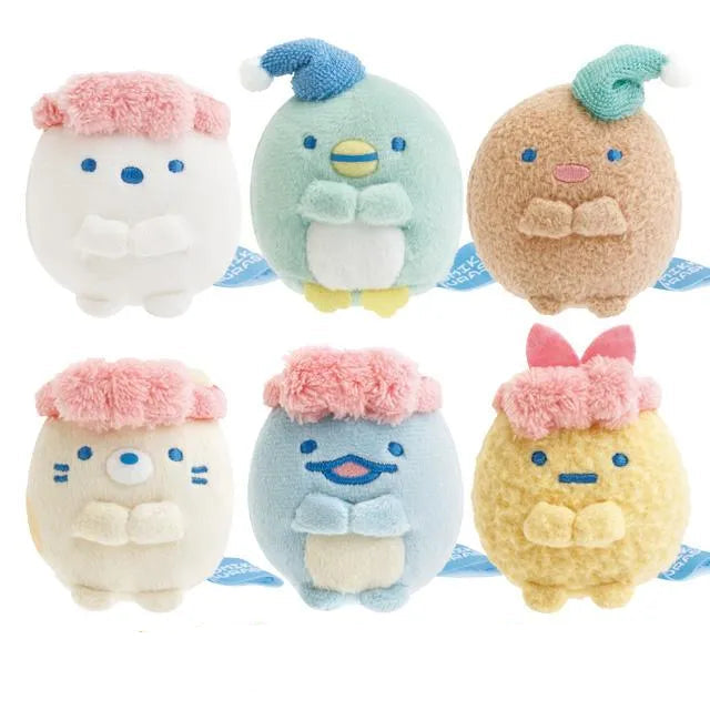 San-X Sumikko Gurashi Everyone's Night Routine Tenori Plush SS - Assorted