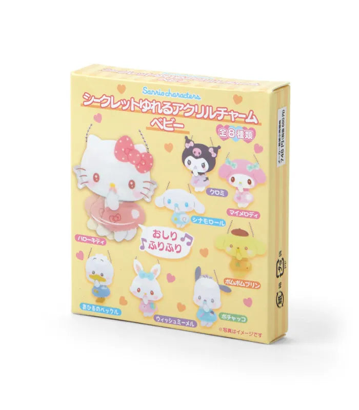 Sanrio Characters Charm Baby Swaying Acrylic Charms Blind Box