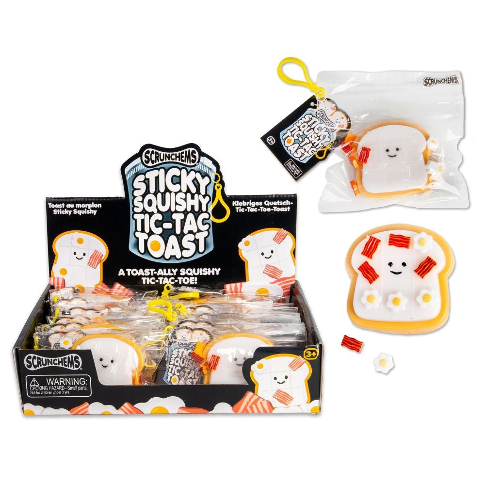 Scrunchems Sticky Squishy Tic Tac Toast