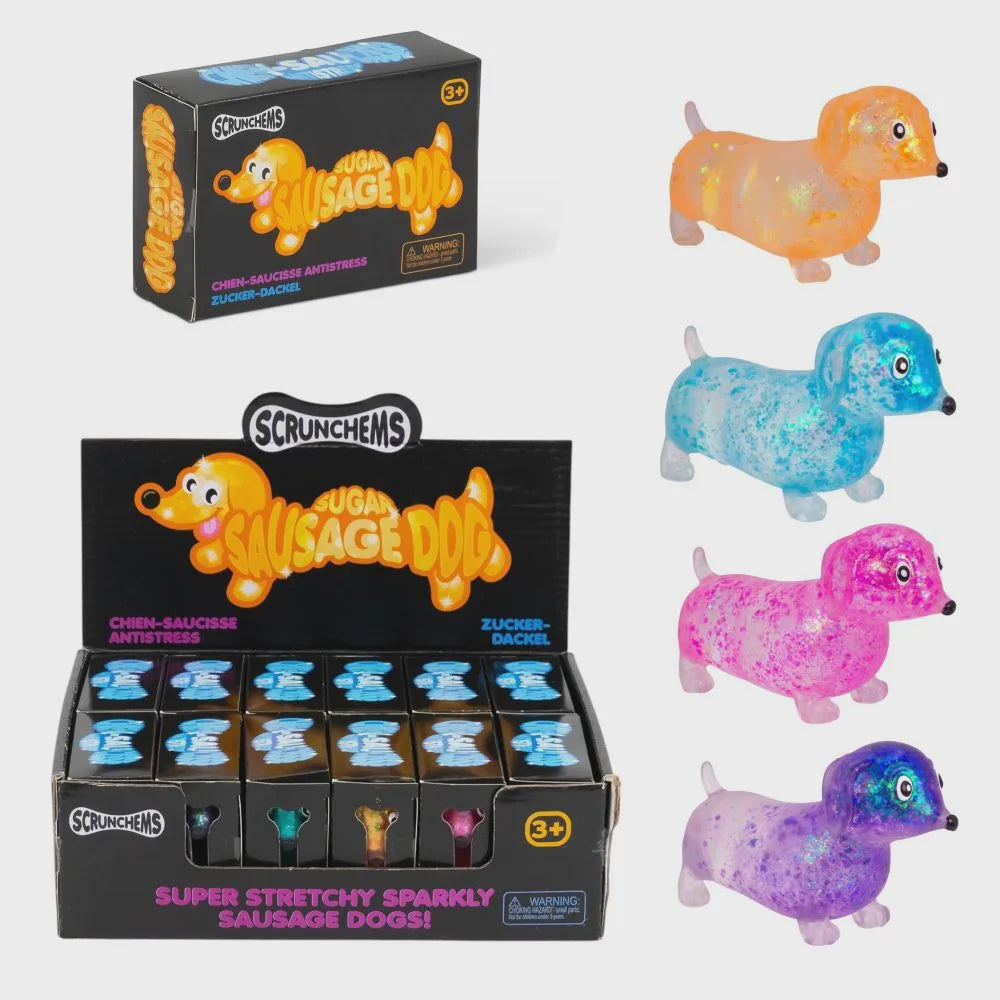 Scrunchems Sugar Sausage Dog Squishy